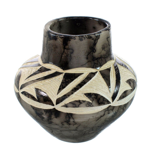Native American Navajo Horse Hair Pottery JX130443